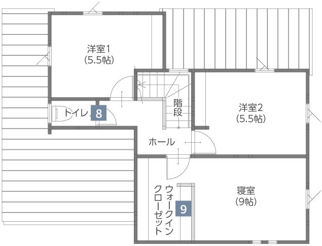 間取り 2階